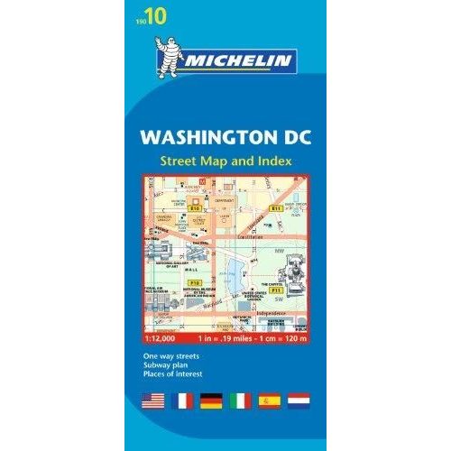 10. Washington D.C. térkép Michelin 1:12 000