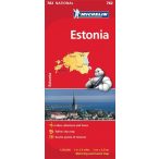   782. Észtország térkép Michelin 1:350 000  Estonia térkép