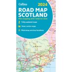 Skócia térkép Collins 1:550 000  Scotland térkép 2023