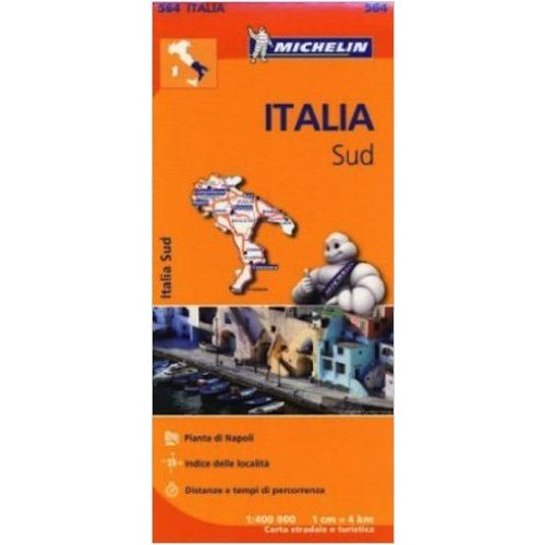 564. Dél-Olaszország térkép Michelin 1:400 000 