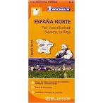   573. Észak Spanyolország térkép País Vasco, Navarra, Rioja térkép Michelin 1:250 000