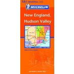   581. New England térkép Michelin Hudson öböl térkép 1:500 000 