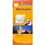   582. Mid-Atlantic USA, Allegheny Highlands térkép Michelin 1:500 000 