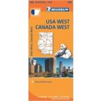   585. USA west térkép Michelin 1:2 400 000 Nyugat USA térkép