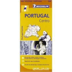 592. Közép-Portugália térkép Michelin 1:300 000