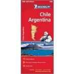   788. Chile térkép Michelin  1:2 000 000  Argentina térkép
