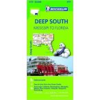 177. Deep South térkép Michelin 1: 1267 200 