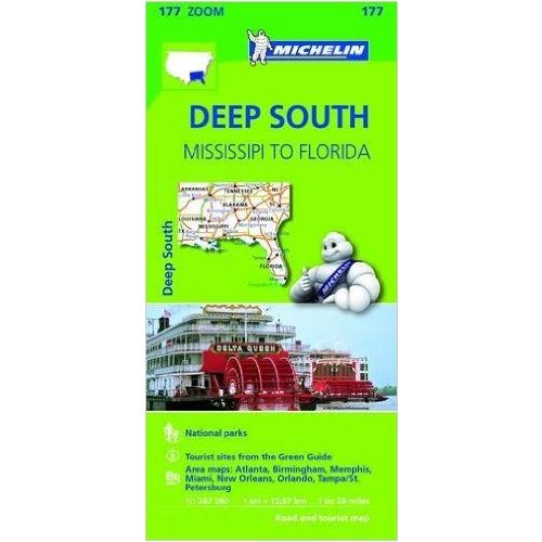 177. Deep South térkép Michelin 1: 1267 200 