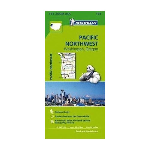 171. Pacific Northwest térkép Michelin 1: 1267 200 