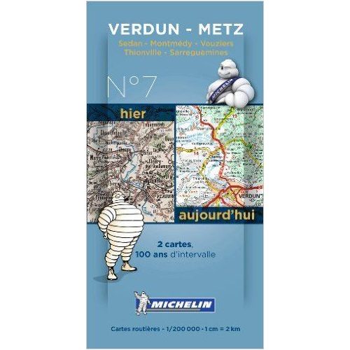 Metz térkép  8007. 1/200,000