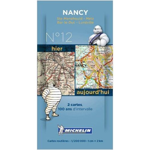 Nancy térkép  8012. 1/200,000