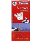   706. Északnyugat-Franciaország térkép Michelin  1:500 000  