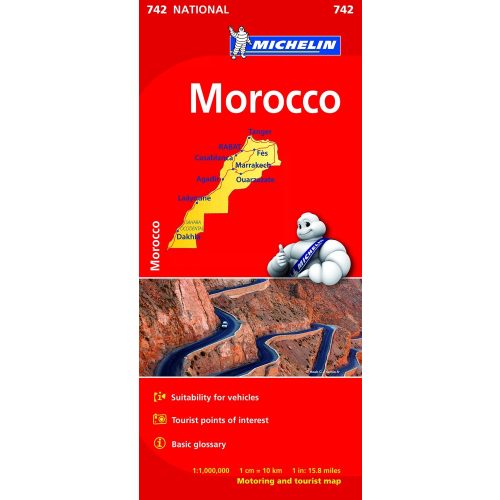 742. Marokkó térkép Michelin 1:1 000 000  