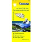   342. Hautes-Pyrénées Atlantiques térkép Michelin 1:150 000 