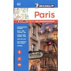 62. Párizs atlasz Michelin Párizs várostérkép