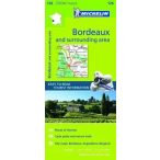   126. Bordeaux és környéke térkép Michelin 2017 Bordeaux térkép 1:150 000