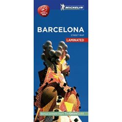 Barcelona térkép Michelin Street Map Laminated