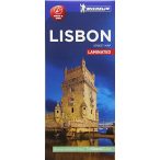 Lisszabon térkép Michelin laminált  Lisboa térkép