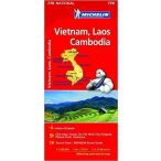   770. Vietnám térkép Michelin Vietnam, Laos, Cambodia térkép 1:1 500 000  