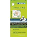 106. Párizs környéke térkép Michelin  1:100 000  