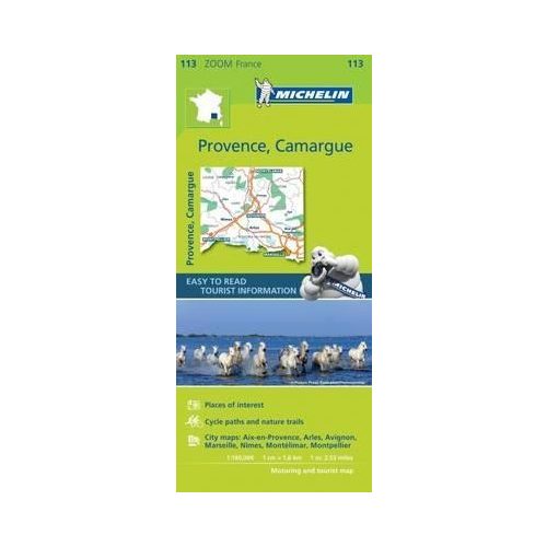 113. Provence térkép Michelin, Provence, Camargue térkép Michelin  1:160 000 Provence térkép 2017