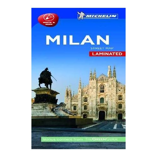 Milánó térkép Michelin laminált