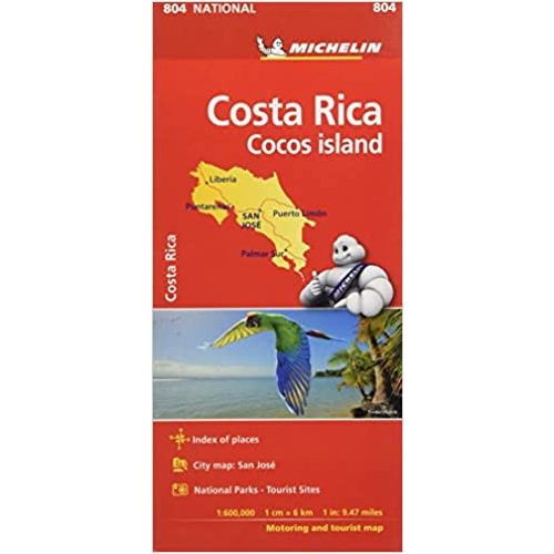 804. Costa Rica térkép Michelin Cocos Island 1:600 000 