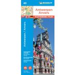 40. Antwerpen térkép Michelin Antwerpen várostérkép