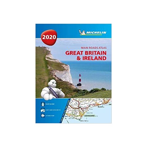 Nagy-Britannia atlasz spirál Michelin 1:300 000 Írország atlasz, Nagy-Britannia térkép 2020  