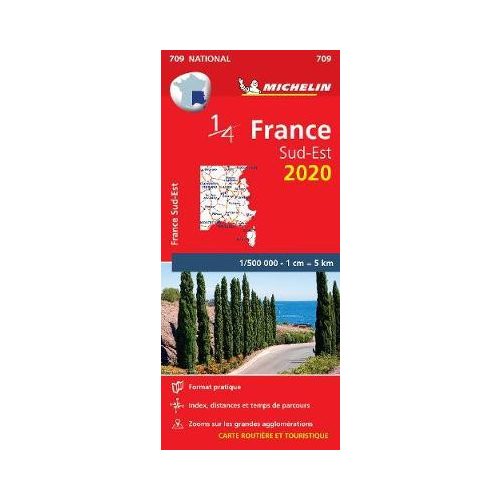 709. Délkelet-Franciaország térkép Michelin  1:500 000 