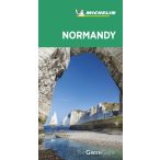   Normandy útikönyv Michelin Green guide angol Normandia útikönyv