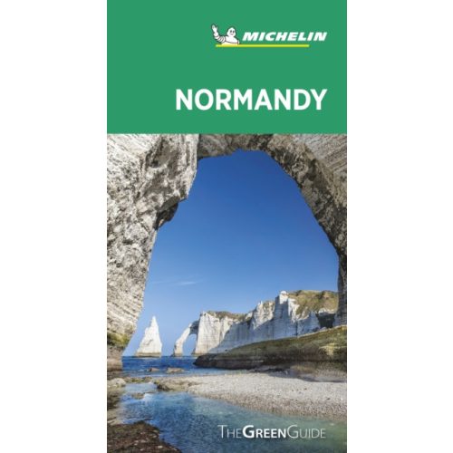 Normandy útikönyv Michelin Green guide angol Normandia útikönyv