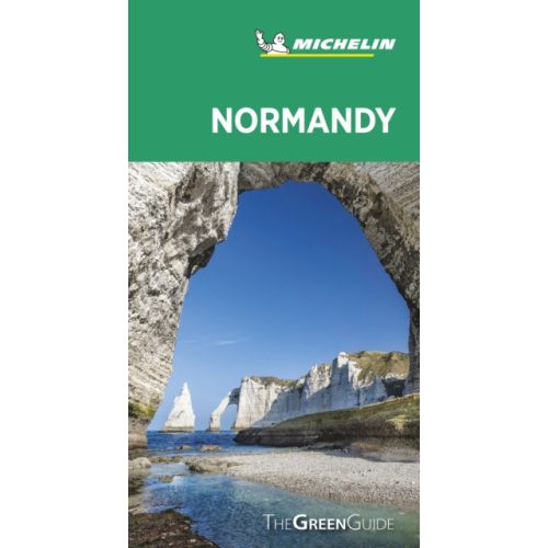 Normandy útikönyv Michelin Green guide angol Normandia útikönyv