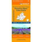   527. Provence térkép, Provence-Alps térkép, French Riviera térkép Michelin  1:275 000  