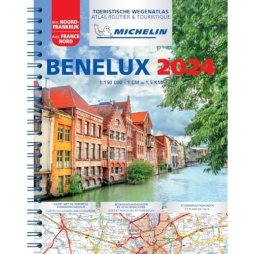 Benelux államok atlasz, Benelux térkép Michelin 1:150 000 (2024)