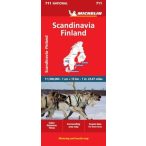   711. Skandinávia,  Skandinávia térkép, Finnország autós térkép Michelin 1:1 500 000 