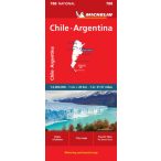  788. Chile térkép Michelin  1:2 000 000  Argentina térkép 2024.