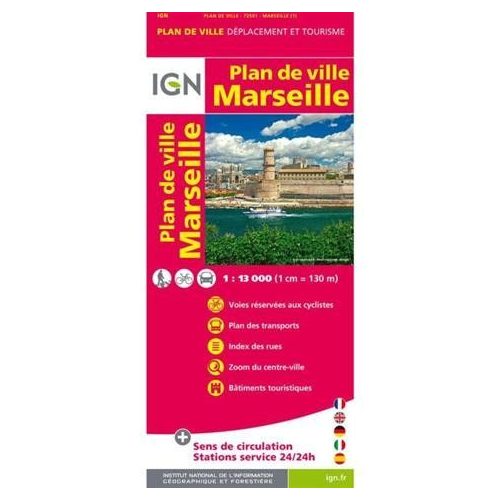 Marseilles és környéke térkép IGN 1:13 000 