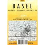 213 T Basel turista térkép Landestopographie 1:50 000 