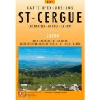 260 T St-Cergue turista térkép Landestopographie 1:50 000 