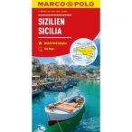   Szicília térkép Szicília autós térkép Marco Polo 1:200 000  2023