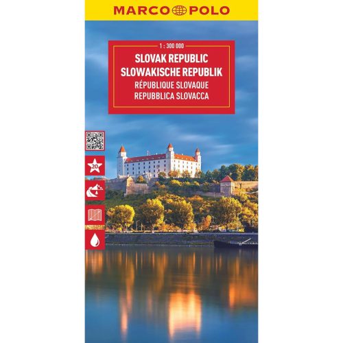 Szlovákia térkép  Szlovákia autótérkép Marco Polo 1:300 000 