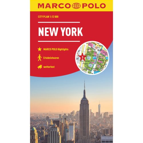 New York térkép Marco Polo New York várostérkép 1:12e 2023.