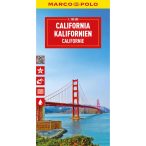   California, Kalifornia térkép Marco Polo, Kalifornia autótérkép 1:900e 2025.