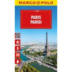   Párizs térkép Marco Polo vízálló Párizs várostérkép 1:12 000 2025. 