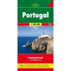 Portugália térkép Freytag térkép  1:500 000    AK 98