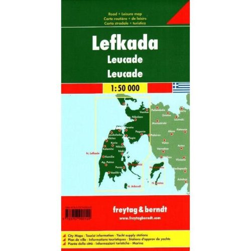 Lefkada térkép Freytag & Berndt 1:50 000 