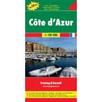   Côte d'Azur, Top 10 tipp, 1:150 000  Freytag térkép AK 0402