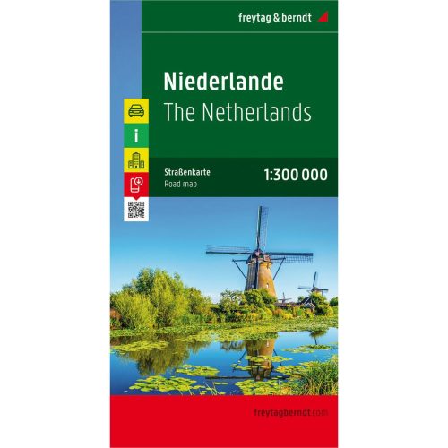 Hollandia térkép, Hollandia autós térkép, 1:300 000  Freytag térkép AK 8001