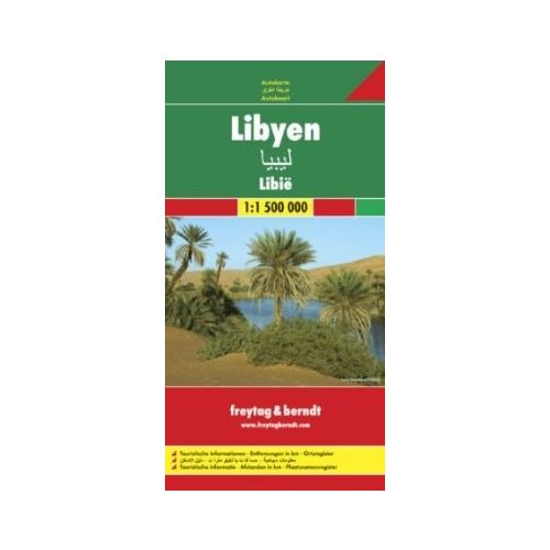 Libya térkép Freytag  1:1 500 000    